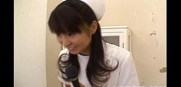  Misato Kuninaka nurse is fucked with medical tools and vibrators